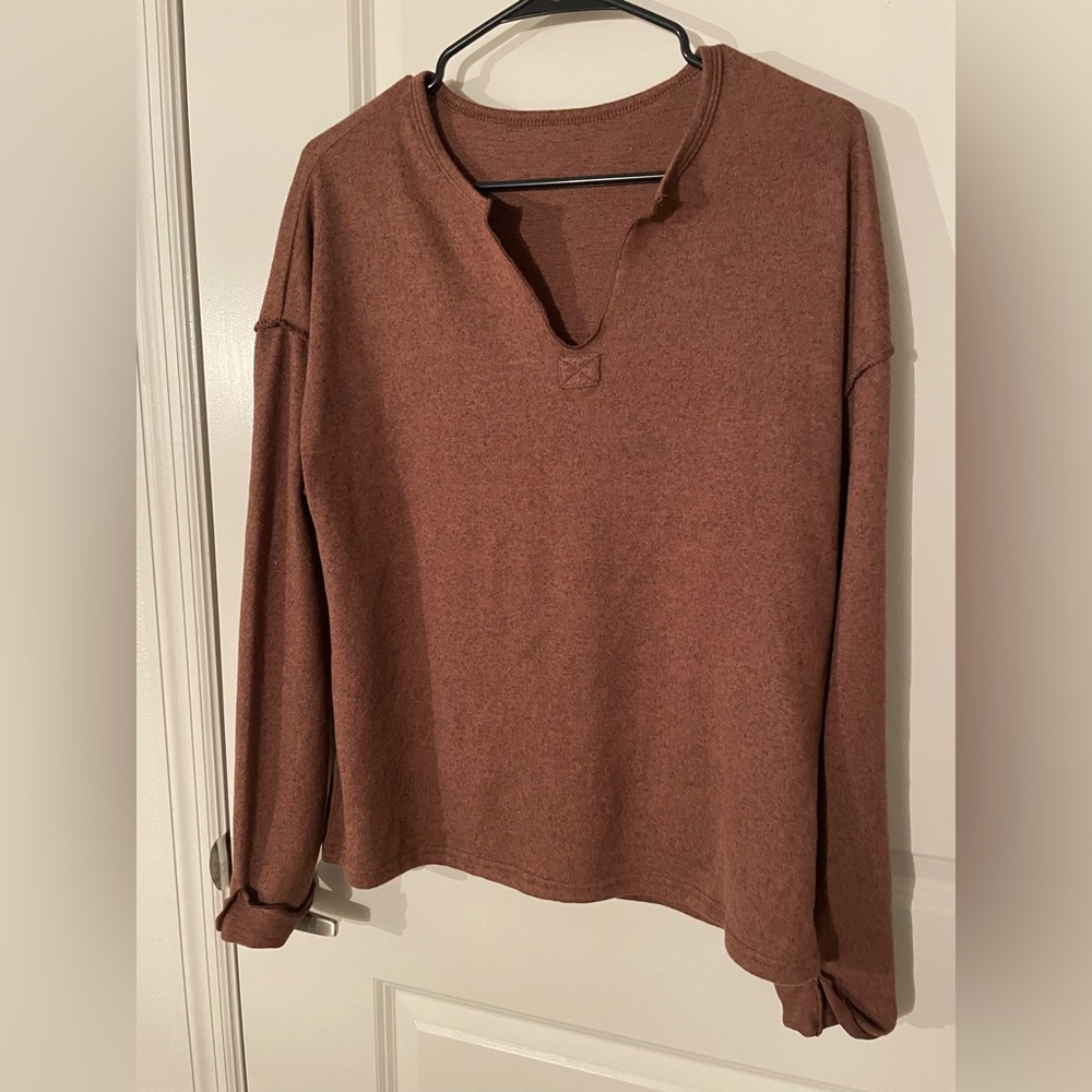 Brown sweater